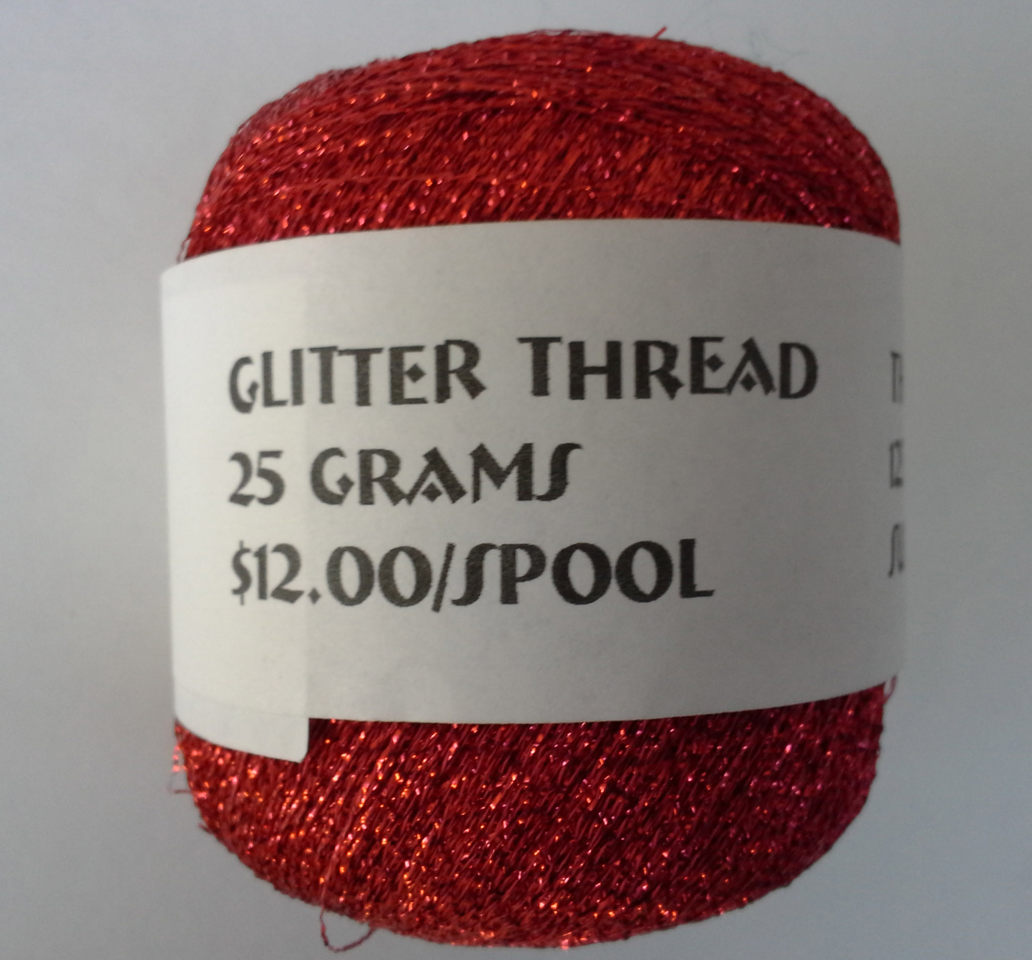 Glitter Thread Red