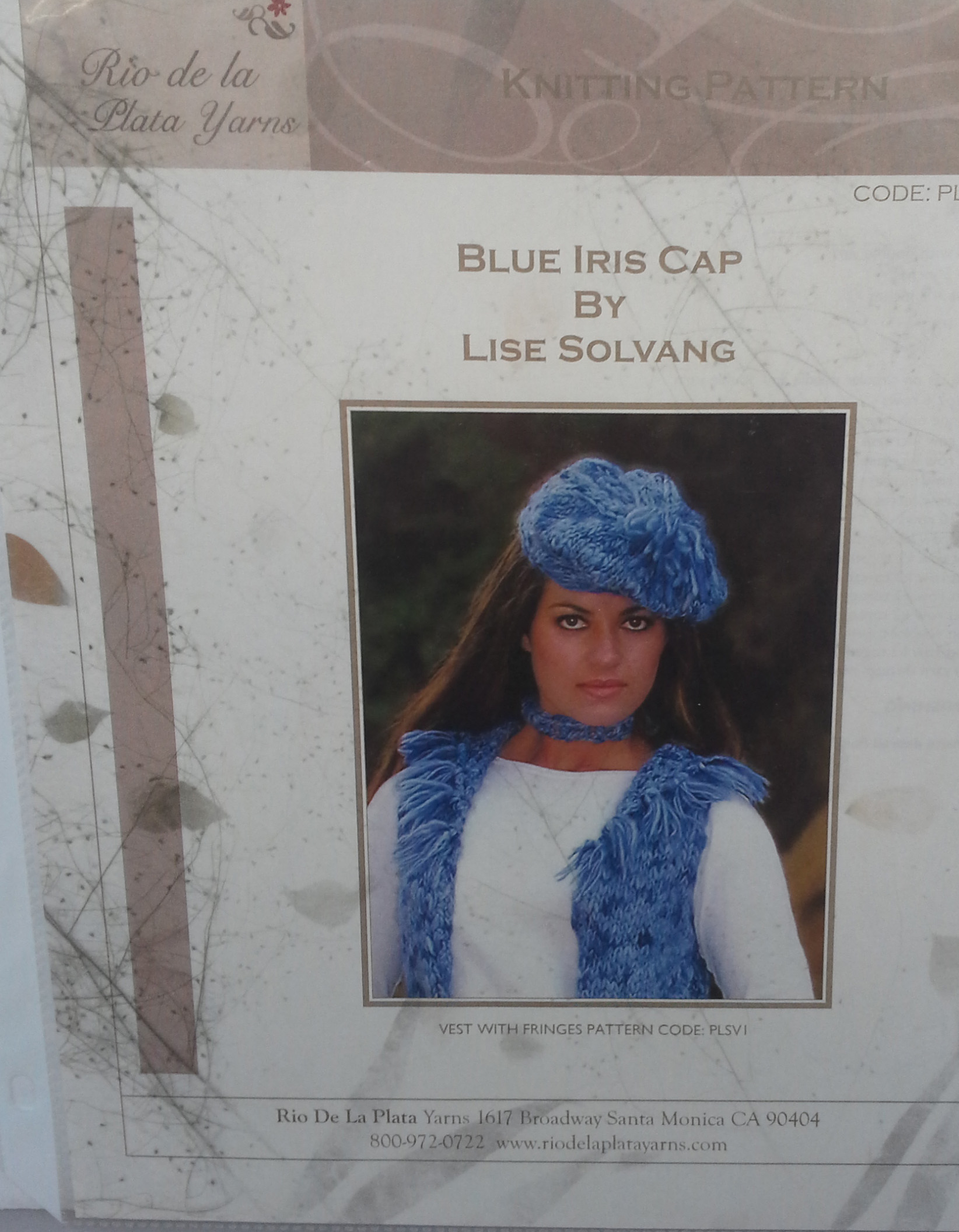 Blue Iris Cap