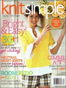 Knit Simple Spring/Summer 2008 Back Issue Magazine - Click Image to Close