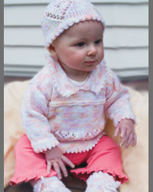 Sweaters, Hat & Booties - Premature to 18 months