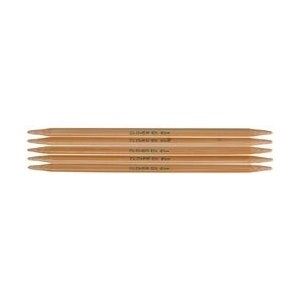 Clover No. 7 Bamboo Double Point Knitting Needles 7" - Click Image to Close