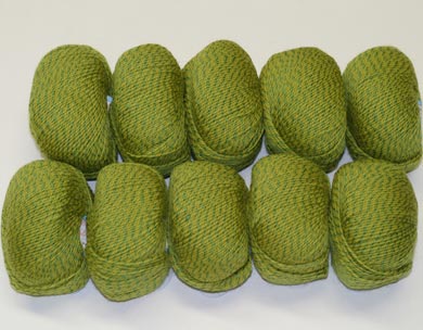Casual Wool Blend - Bright Lime (2933) - Click Image to Close