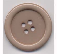 Button Large 1.5" Diameter Light Brown