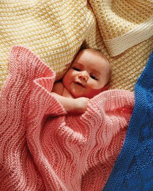 Easy Knit Baby Blankets